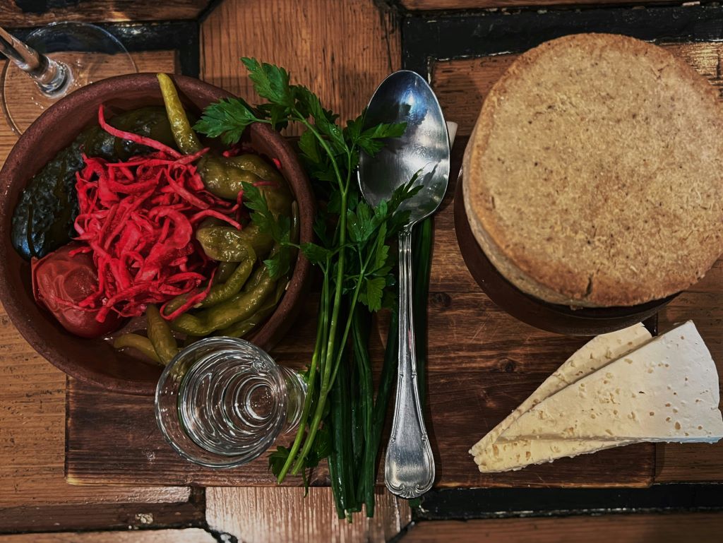 Georgian food and Chacha