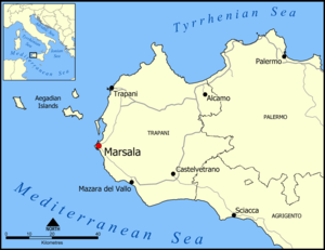 Marsala, Italy map