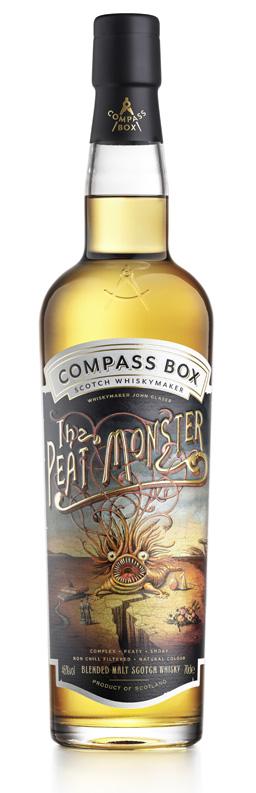 Compass Box Peat Monster Tenth Anniversary Bottling Label