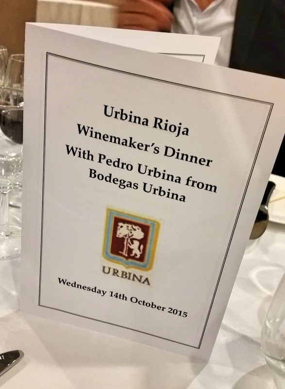 Urbina Rioja Dinner