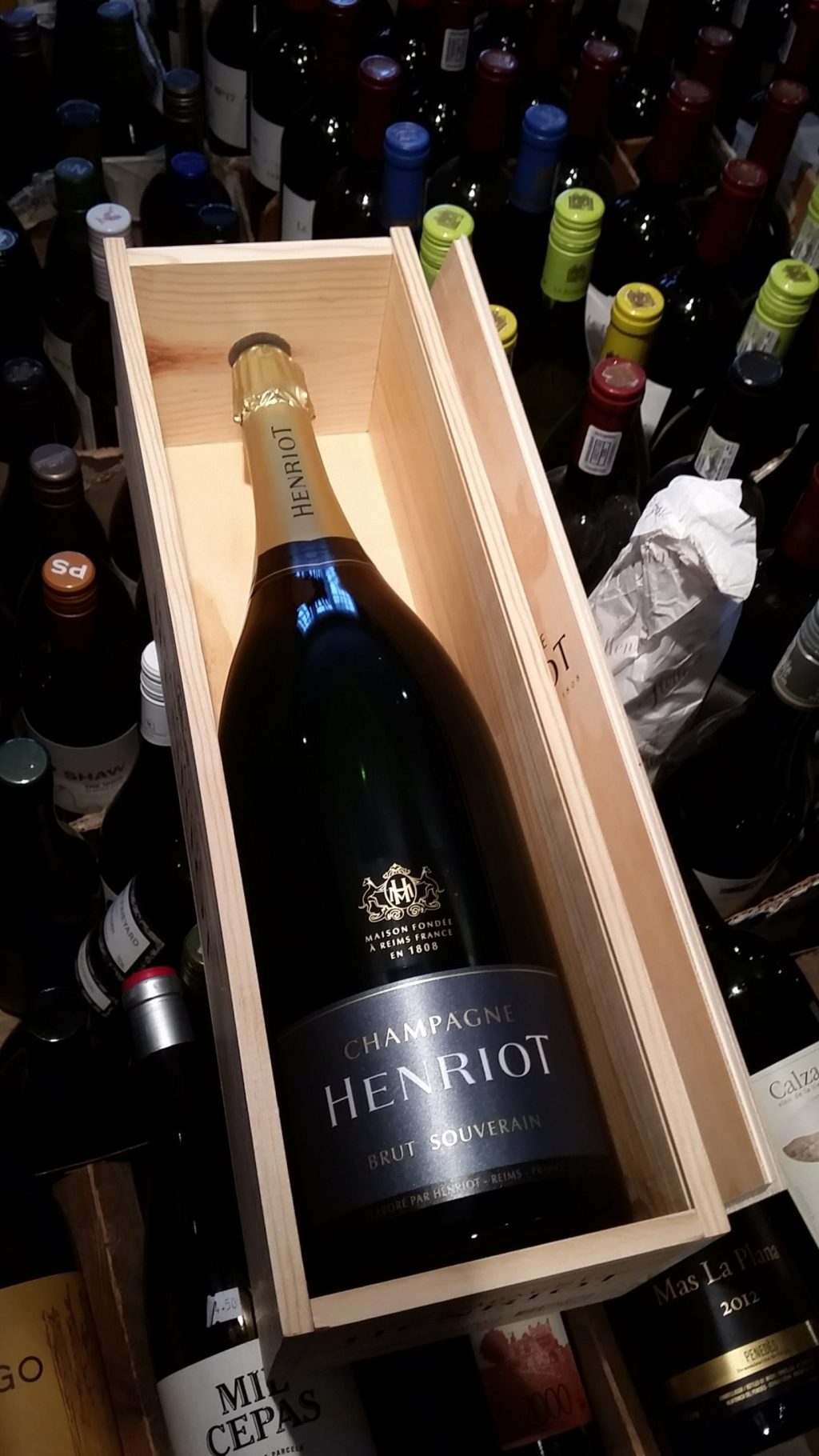 A Jeroboam of Henriot Champange