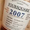 Foursquare 2007 Cask Strength Single Blended Rum 59%