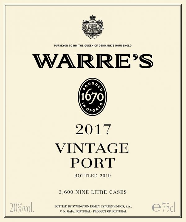 Warres 2017 Vintage Port