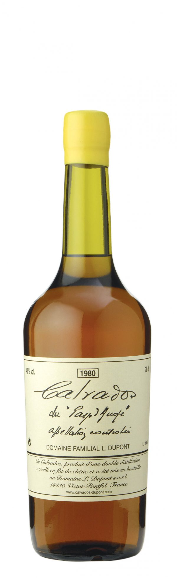 Calvados Dupont 1980 Vintage, Pays D'Auge 42% 70cl