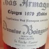 Domaine Boingneres 1979 Vintage Armagnac Cépages Nobles 48%