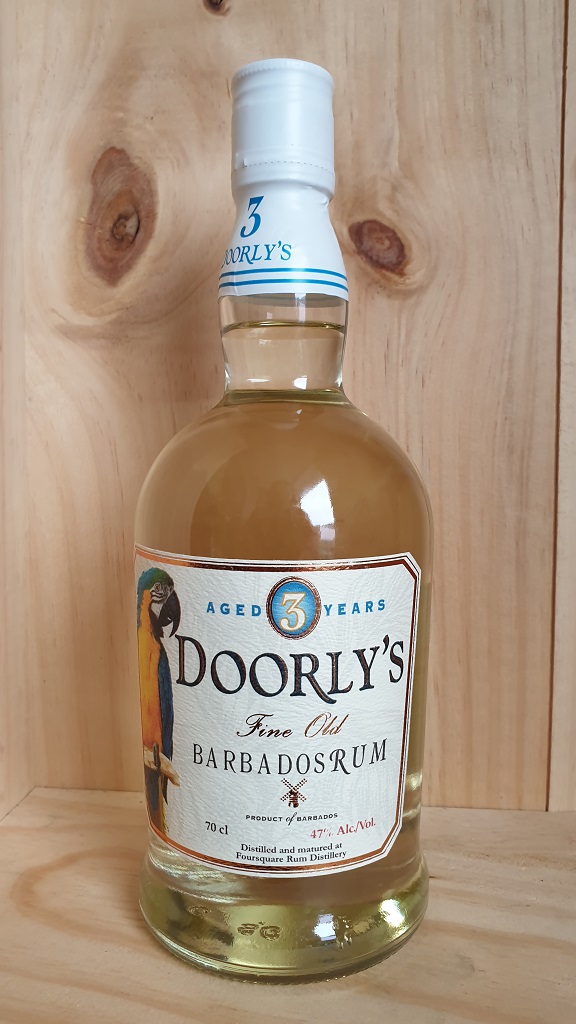 Doorlys 3 Year Old Overproof White Rum 47%