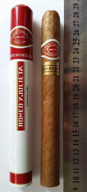 Romeo y Julieta Churchill Cigars Tubos - 1 Single Cigar