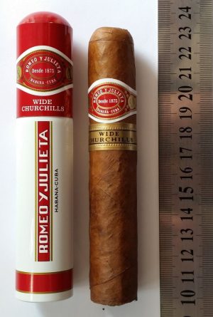Romeo y Julieta Wide Churchill Cigars Tubos - 1 Single Cigar