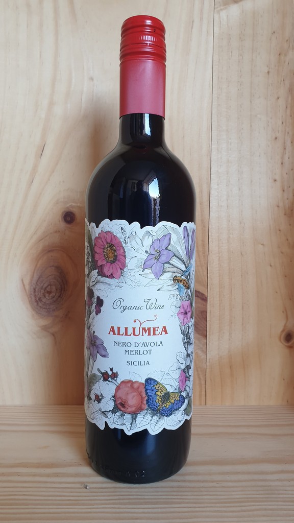 Allumea Nero d’Avola Merlot Sicilia DOP Organic
