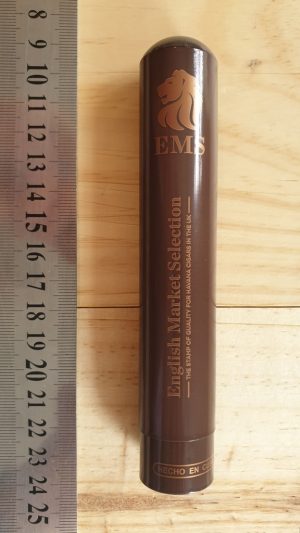 EMS Aluminium Cigar Tube - Brown