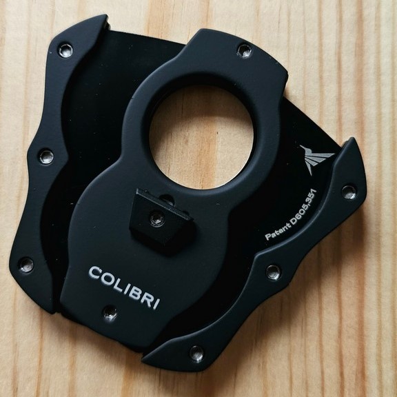 Colibri Cut Cigar Cutter Black with Black Blades
