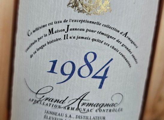 Janneau 1984 Vintage Armagnac 43%