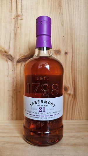 Tobermory 21 Year Old Isle of Mull Single Malt Scotch Whisky 46.3%
